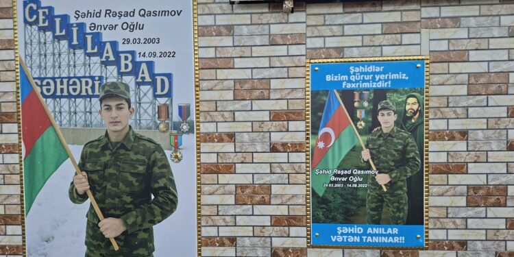Cəlilabad rayonu Alar kəndində Şəhidin mövludu qeyd olundu