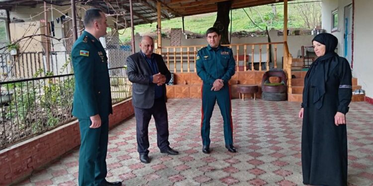 General Mayor Nəsib Mirzəyev Şəhid ailələrini ziyarət edib