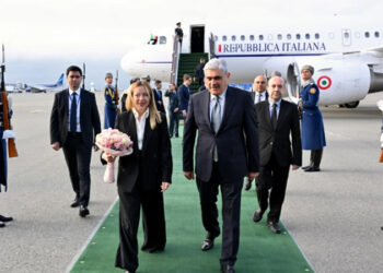 Corcia Meloni Azərbaycana rəsmi səfərə gəldi