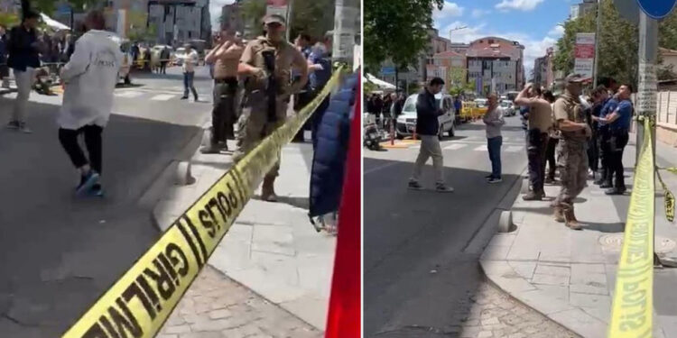 Türkiyədə silahlı insident – İki polis öldürüldü – Foto