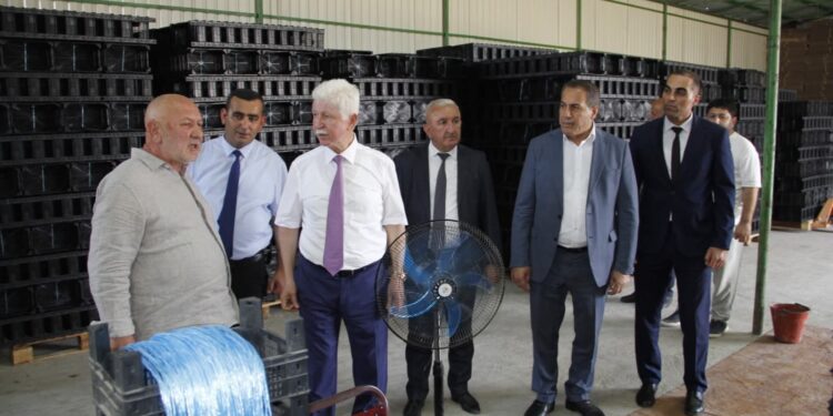 Cəlilabad Rayon İcra Hakimiyyətinin başçısı Rafiq Cəlilov rayonda çiyələk və taxıl əkin sahələrinə, həmçinin soyuducu anbarlara baxış keçirərək mövcud vəziyyətlə tanış olub